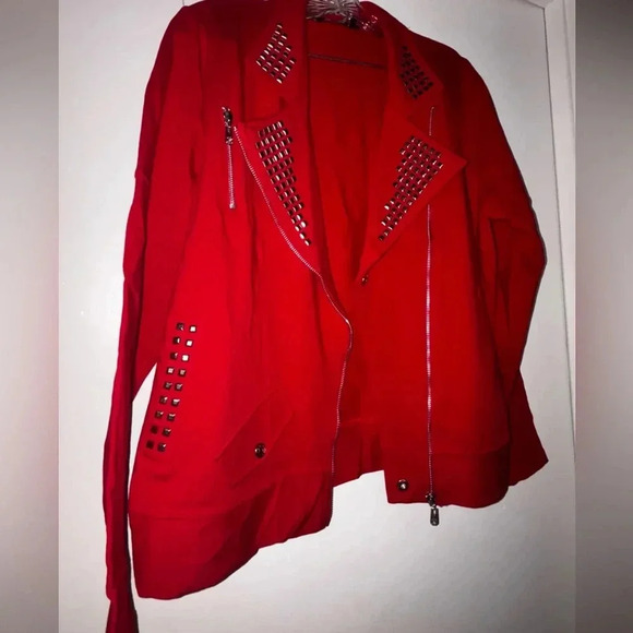 BCBGMaxAzria Jackets & Blazers - Red Jacket BCBG MaxAzria